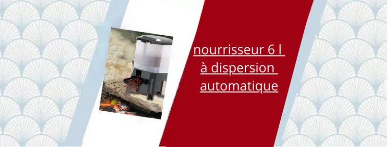 nourrisseur 6 l à dispersion automatique